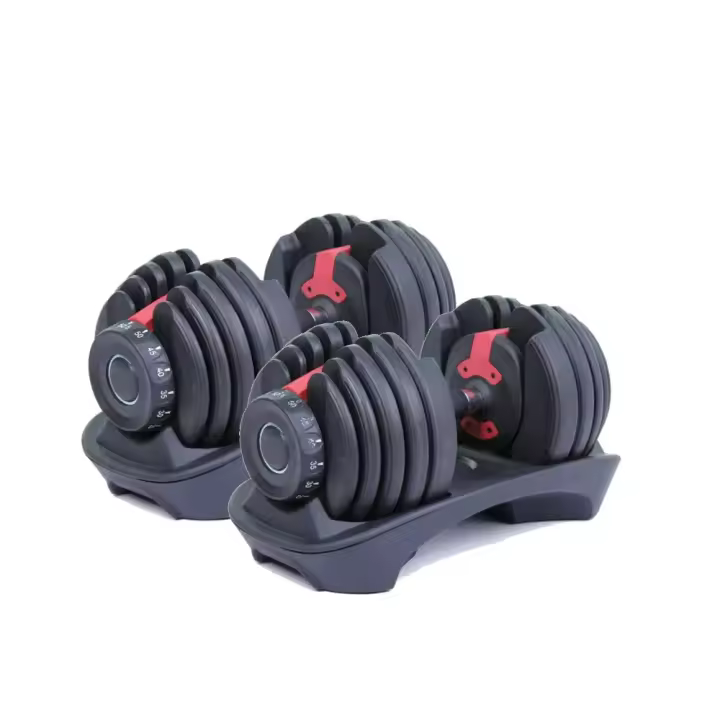 Ozio Fitness Mancuernas Ajustables Power 2,5-24 Kg (Par) con Base de Almacenamiento - Fitness - 1