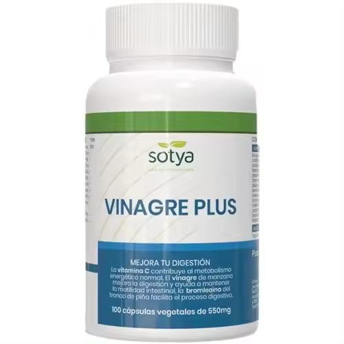 SOTYA VINAGRE DE MANZANA PLUS 550 MG 100 CAPSULAS - 1