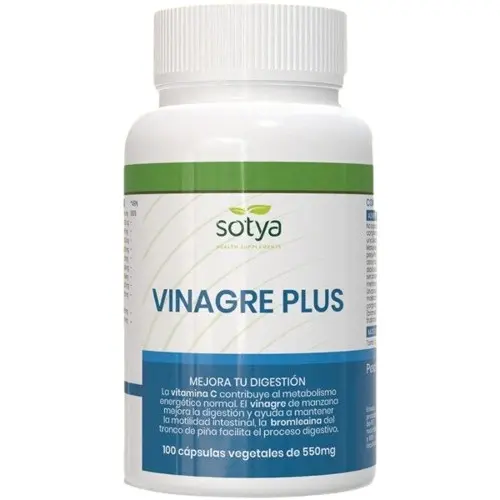 SOTYA VINAGRE DE MANZANA PLUS 550 MG 100 CAPSULAS - 1