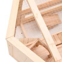 vidaXL Jaula para hámster madera maciza abeto 80x40x43 cm - details 6