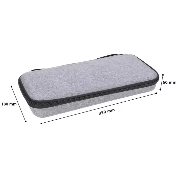 Estuche De Viaje Doble Cremallera Para Teclado Logitech MX Meccanico Mini/MX Meccanico Wireless EVA Duro Protector De Almacenamiento - 1