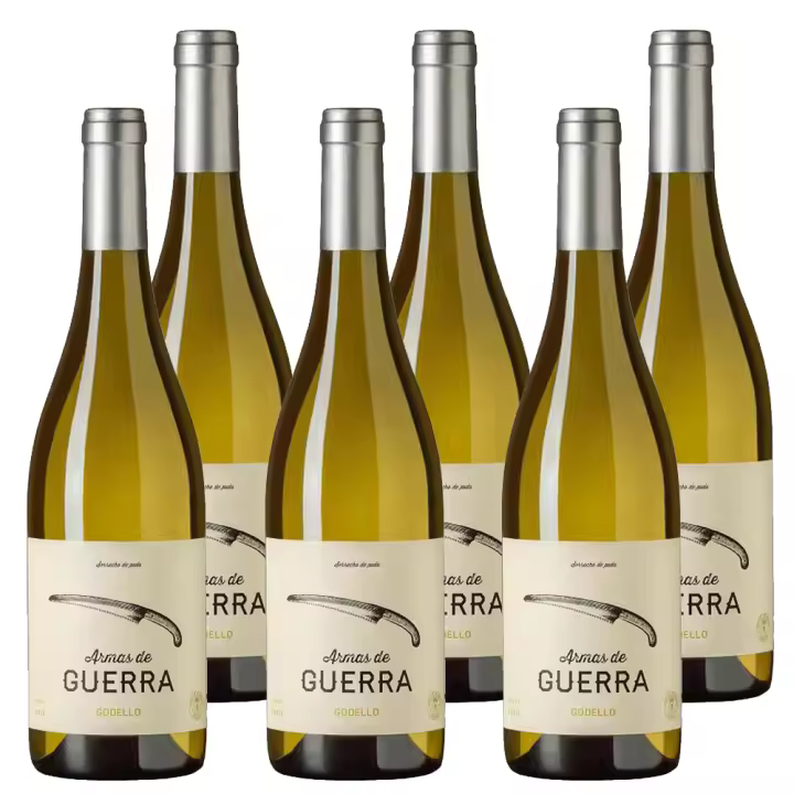 VINO BLANCO ARMAS DE GUERRA. VARIEDAD GODELLO DEL BIERZO. CAJA 6 BOTELLAS - 1