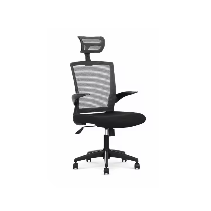 Silla de oficina Houston 585, Muebles ES, Inclinación, Con ruedas, 64 x 115 x 62cm - 1
