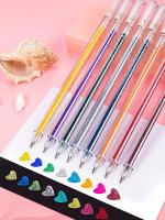 Juego De 12 Rotuladores De Gel Con Inky Glitter Refill De 12 Colores Adecuado Para Adultos Y Niños Dibujo De Libros Y Diarios - details 2