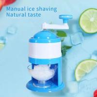 Mini Trituradora De Hielo Manual ABS Para Cocina Y Hogar Trituradora De Hielo Pequeña Para Niños Hielo De Crema DIY Máquina De Hielo Manual Pequeña Azul - details 3