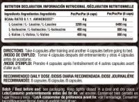 LIFE PRO NUTRITION BCAA PRO 8:1:1 1000MG 200 CAPS - Aminoacidos de Cadena Ramificada - Formato en Cápsulas para Llevar! - details 2