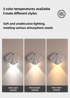 Luz Sensor De Movimiento LED Con Sensor De Luz USB Tipo-C 3 Colores Decoración Para Pasillo Escalera Habitación Luz Noturna - details 5
