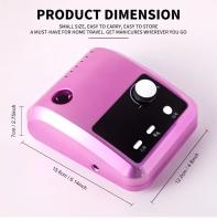 Máquina De Uñas Eléctrica De Alta Calidad Con Pantalla HD Y 45000 RPM Herramienta Profesional Para Manicura Y Pelacuaranas - details 11
