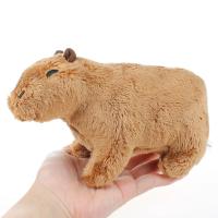 Muñeco De Peluche Capibara Papa Simulación De Anillo Suave Y Fluffy Para Niños Regalo De Cumpleaños Juguete De Algodón PP - details 3