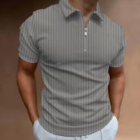 Camisa De Golf Para Hombre Cierre De Terciopelo Casual Manga Corta Estilo Basic Summmer Regular Fit Camiseta De Navidad Con Cuello Redondo - details 1