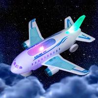 Juguete De Avión Para Niños Con Luces Y Sonidos Modelo De Avión Adecuado Para Colección Y Regalos De Navidad Y Cumpleaños - details 1