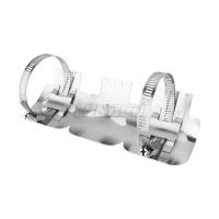 Cubierta De Escudo Para Escape De Motocicleta Universal Protector De Muffler Adecuado Para Harley Honda Yamaha Accesorios Moto Color Negro/Cromo - details 2