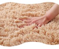 Carpetas Suaves De Pelo Negro Para Sala De Estar Y Dormitorio Alfombra Moderna Para Hogar Decorativa Para Pisos Y Camas - details 19