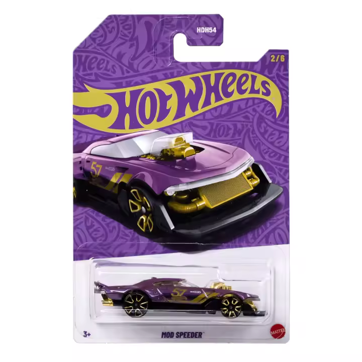Hot Wheels Semi Premium Purple and Gold Series Mod Speeder 2/6 - 1