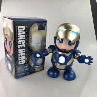 Figura De Acción De Superhéroes LED Danceable Y Cantable Iron Man Hulk Robot Spiderman Batman Toy Para Niños Regalo De Cumpleaños - details 16
