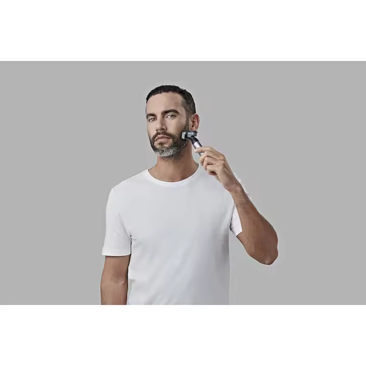 Recortadora de Beard, facial y Corporal afeitadora, inalámbrica, peine ajustable, Micro recortadora, 2 micro peines y accesorios surtidos, 100% Resistant to Agua - 1
