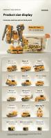 Juguetes Magnéticos Para Niños Bloques De Construcción Juguetes Educativos De Vehículos De Construcción Y Robótica Regalo De Cumpleaños - details 8