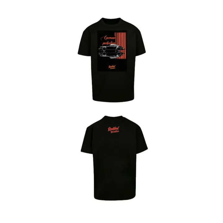 Camiseta de Manga Corta Hombre RADIKAL GERMAN PERFECTION Negro XXXL - 1