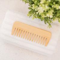 Peine de Bambú de dientes anchos, peine desenredante sin mango, peine para peinar, peine para Ríos de calidad, peine de Madera de dientes anchos, antiestático para Cabello Largo. - details 0