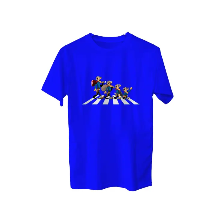 Camiseta Lucky Luke. Hermanos Dalton. Joe. Jack. William. Averell. Rantamplan. Jolly Jumper. Varios colores. Todas las tallas. - 1