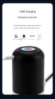 Bomba De Agua Portátil Para El Hogar Y Escritorio Mini Despensador Eléctrico Automático Absorbedor De Agua Con Suministro USB Negro Y Blanco - details 8