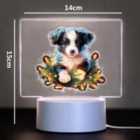 Luz Nocturna Recargable Para Niños Con Figura De Anime Manga Collie Fronterizo Lámpara De Noche Para Dormitorio Regalo Para Niños - details 1