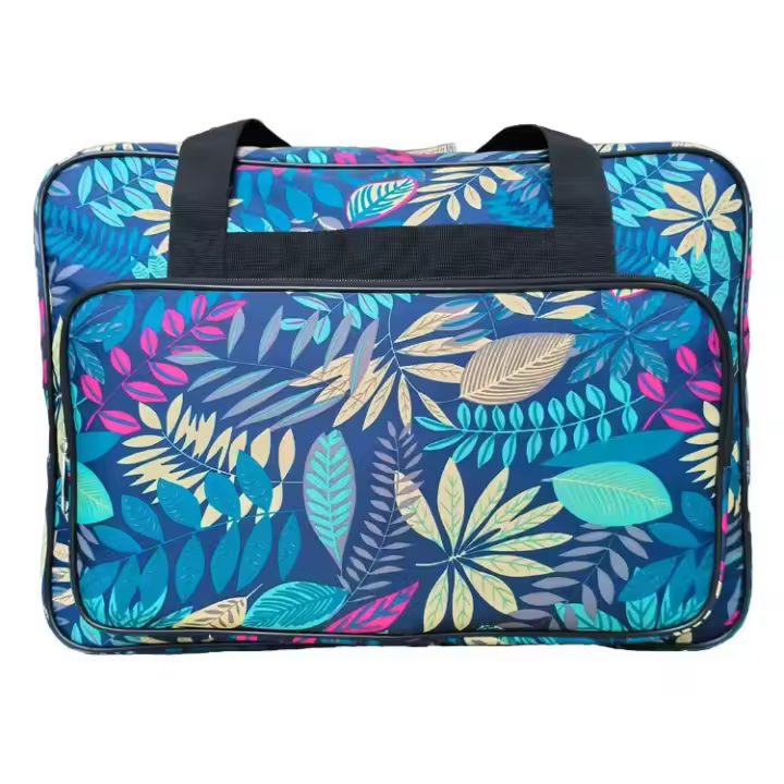 Large Capacity Sewing Machine Bag Travel Portable Storage Handbag Dark Blue - 1
