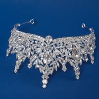 Diadema De Princesa Y Reina Para Boda 1 Pieza Accesorio De Cabello De Luxo Con Rhinestones Decoración De Fiesta Moda - details 5
