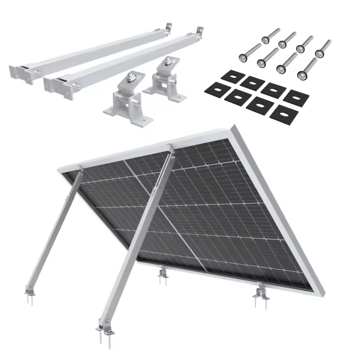 Nuasol Soporte elevado para módulos solares Balcón Cubierta plana Fachada FV - 1