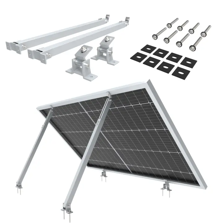 Nuasol Soporte elevado para módulos solares Balcón Cubierta plana Fachada FV - 1