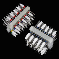 Juego De 10 Piezas De Brocas Para Uñas De Cerámica Para Manicura Eléctrica Corte De Molde Y Pedicura Accesorios De Pulido - details 6