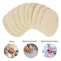 10Pcs Esponja De Luffa Natural Para Lavar Platos Scrub Pad De Cocina Fácil De Limpiar Esponja Ecológica Para Limpieza Del Hogar - details 3