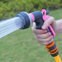 Pistola De Agua De Alta Presión Para Lavar Coche Y Riego Jardín Contraer Y Expresar Agujero De Drenaje Plástico Herramienta De Limpieza - details 5