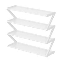 Organizador De Zapatos De 4 Niveles Independiente Armario Multifuncional Para Entrada Pasillo Material Plástico - details 2