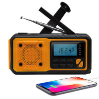 （Pre-sale）Radio Portátil Con Cargador De Solar Y Manivela 5000mAh Emergencia AM/FM SW Multi BAND Con Linterna LED Y Power Bank - details 0