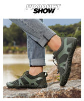 Nuevos zapatos de senderismo de cinco dedos para exteriores, zapatos de escalada todoterreno gruesos para hombres, zapatos de senderismo transpirables, zapatos para vadear arroyos - details 10