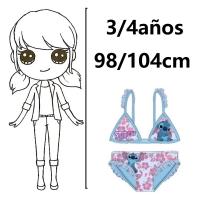 bikini stitch,traje de baño stitch,bikini de niña,ropa de baño,3/4,5/6,7/8 años,cm,fespu - details 1