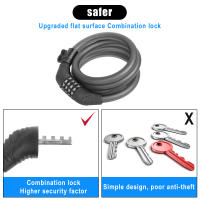 Cadena De Bloqueo Antirrobo Con Contraseña De 4 Dígitos Para Scooter Eléctrico Compatible Con Ninebot F20 F30 F40 Zero 8X 10X 11X Dualtron 1 2 G30 - details 5