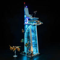 Set De Iluminación LED LocoLee 76269 Para Bloques De Construcción Avengers Tower Accesorios De Iluminación Incluidos - details 7