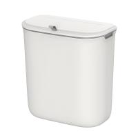 Cubo de Basura Colgante de 9L para Cocina - Montaje en Pared o Puerta de Armario, con Tapa para Residuos, Ideal para Debajo del Fregadero, Blanco o Gris - details 0