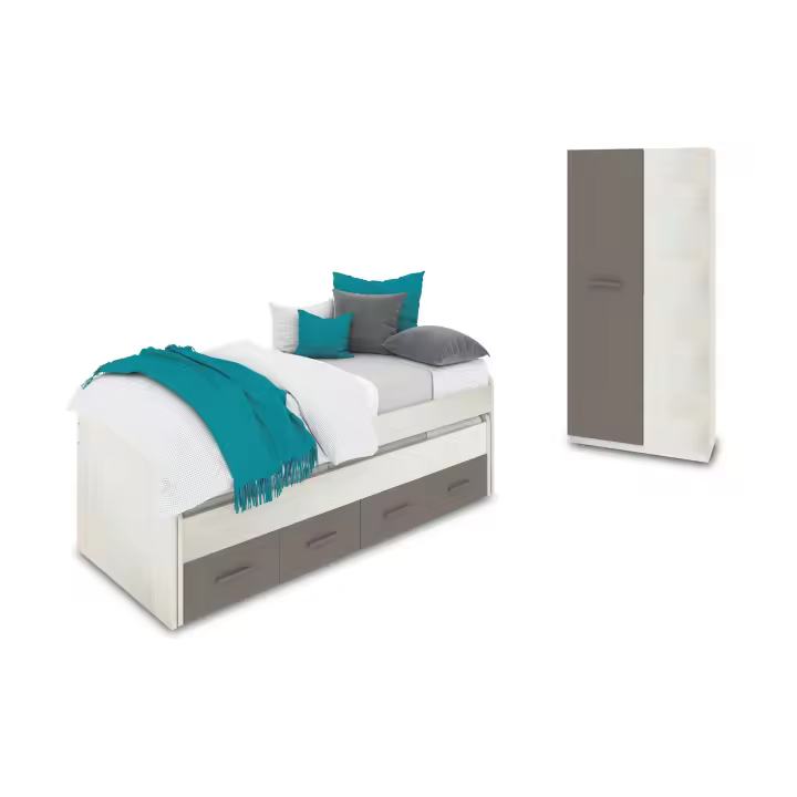 Habitdesign -Dormitorio juvenil Axim Plus - 1