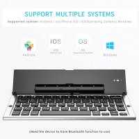 Teclado Plegable Jomaa Bluetooth Teclado Inalámbrico De Bolsillo Recargable Para iPhone iPad Tabletas Y Laptops Teclado Estándar De 61 Teclas Estilo Ergonómico - details 2