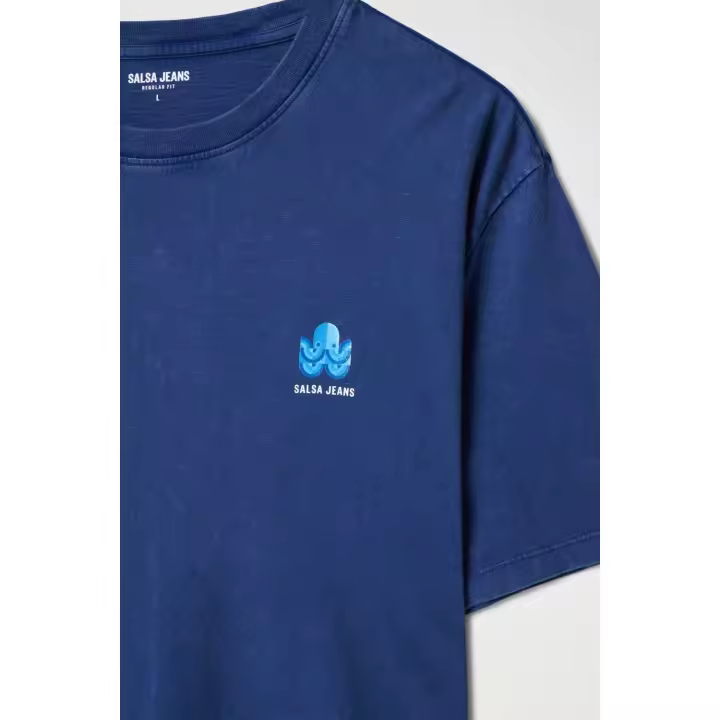 Salsa - Camiseta Pulpo Azul - Camisetas Hombre - 1