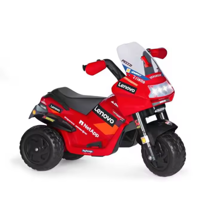 Peg Perego Ducati Desmosedici Evo Correpasillos Eléctrico 6V 4.5Ah - Indicador de Estado de Batería - 1