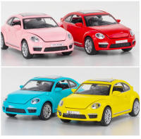 Coche De Juguete Beetle a Escala 1/32 Con Sonido Y Luz Función De Retroceso De Rueda Regalo Para Niños Modelo De Metal Sin Batería - details 3