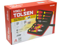 Sistema de herramientas aisladas 9 piezas Tolsen - details 2