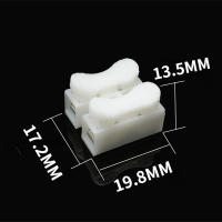 Conectores De Cable Sin Soldar 1P 2P 20/50Pcs Bloque De Terminales Sin Tornillo Pinza Elástica Para Electricidad - details 5