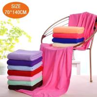 Toalla De Baño Grande Universal De Microfibra Suave 70x140 Absorbente Y Secado Rápido Para Playa Y Hogar Técnica Tejida Peso 200g - details 0