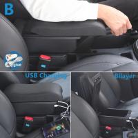 Juego De Accesorios Interiores Para Coche Toyota Yaris Elegante 2021-2024 Caja De Reposabrazos Con Almacenamiento Material De Cuero Y Plástico ABS - details 4