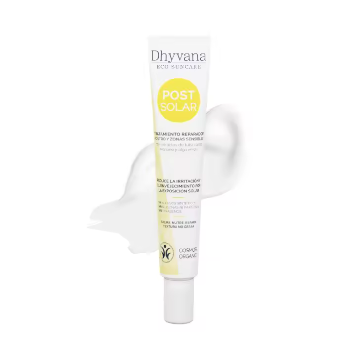 DHYVANA - Tratamiento reparador After Sun 50ml - Calma y repara tras la exposición solar - Con 99% de ingredientes naturales - 1